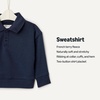 image:imageAmazon Essentials x Sofia Grainge Babies Toddlers and Boys French Terry Polo SweatshirtNavy