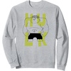 image:imageAmazon Essentials Marvel Avengers Cartoon Hulk Drawing SweatshirtHeather Grey