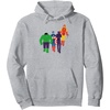 image:imageAmazon Essentials Marvel Avengers Flat and Stylized Heroes Pullover HoodieHeather Grey