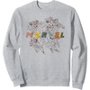 image:imageAmazon Essentials Marvel Avengers HandDrawn Multi Hero Collage SweatshirtHeather Grey