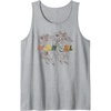 image:imageAmazon Essentials Marvel Avengers HandDrawn Multi Hero Collage Tank TopHeather Grey