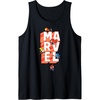 image:imageAmazon Essentials Marvel Block Letters With Five Tiny Super Heroes Tank TopBlack