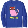 image:imageAmazon Essentials Marvel SpiderMan Miles Morales Cat with Mask Meow Long Sleeve TShirtRoyal Blue