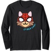 image:imageAmazon Essentials Marvel SpiderMan SpiderCat Portrait Long Sleeve TShirtBlack