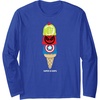 image:imageAmazon Essentials Marvel Super Heroes Ice Cream Cone Super Scoops Long Sleeve TShirtRoyal Blue