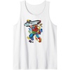 image:imageAmazon Essentials Marvel Super Heroes Multi Hero Shattered Collage Tank TopWhite