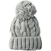 image:imageAmazon Essentials Womens Chunky Cable Beanie with Yarn PomLight Gray Marl