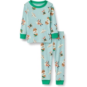 image:imageAmazon Essentials Babies Toddlers and Boys SnugFit Cotton Pajama Set MultipacksForest Friends