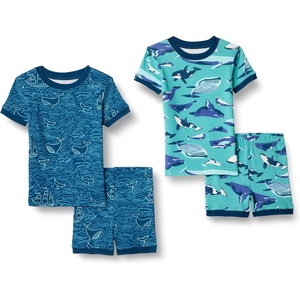 image:imageAmazon Essentials Babies Toddlers and Boys SnugFit Cotton Pajama Set MultipacksUnder the Sea