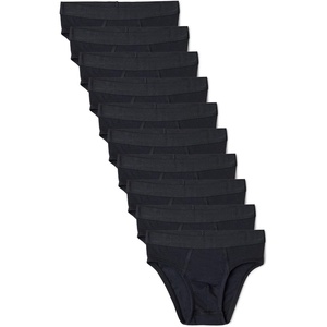 image:imageAmazon Essentials Boys Cotton Jersey Brief Underwear Pack of 10Black