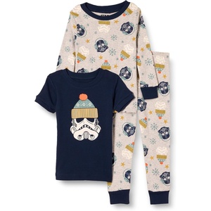 image:imageAmazon Essentials Disney  Marvel  Star Wars Unisex Kids SnugFit Cotton PajamasStar Wars Winter