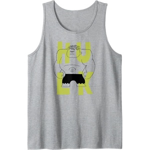 image:imageAmazon Essentials Marvel Avengers Cartoon Hulk Drawing Tank TopHeather Grey