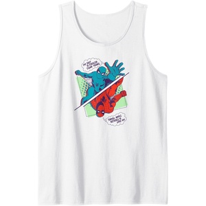image:imageAmazon Essentials Marvel SpiderMan My Suit Is Cooler Than Yours Tank TopWhite