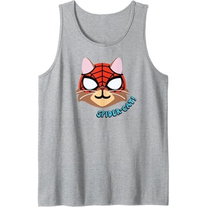 image:imageAmazon Essentials Marvel SpiderMan SpiderCat Portrait Tank TopHeather Grey