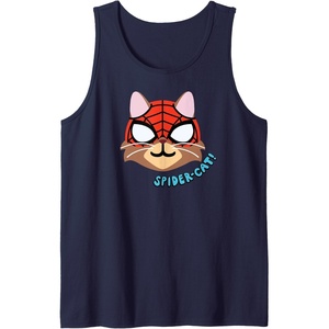 image:imageAmazon Essentials Marvel SpiderMan SpiderCat Portrait Tank TopNavy Blue