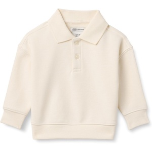 image:imageAmazon Essentials x Sofia Grainge Babies Toddlers and Boys French Terry Polo SweatshirtIvory