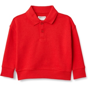image:imageAmazon Essentials x Sofia Grainge Babies Toddlers and Boys French Terry Polo SweatshirtRed