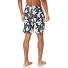 image:imageAmazon Essentials Mens 9 Swim Trunks with Mesh Lining Pockets Drawstring ClosureBlack Hibiscus Flower