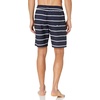 image:imageAmazon Essentials Mens 9 Swim Trunks with Mesh Lining Pockets Drawstring ClosureNavy Stripe