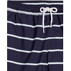 image:imageAmazon Essentials Mens 9 Swim Trunks with Mesh Lining Pockets Drawstring ClosureNavy Stripe
