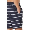 image:imageAmazon Essentials Mens 9 Swim Trunks with Mesh Lining Pockets Drawstring ClosureNavy Stripe
