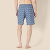 image:imageAmazon Essentials Mens 9 Swim Trunks with Mesh Lining Pockets Drawstring ClosureNavy White Posey Floral