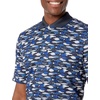 image:imageAmazon Essentials Mens RegularFit QuickDry ShortSleeve Golf Polo ShirtBlue Fish