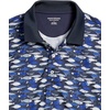 image:imageAmazon Essentials Mens RegularFit QuickDry ShortSleeve Golf Polo ShirtBlue Fish