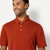 image:imageAmazon Essentials Mens RegularFit QuickDry ShortSleeve Golf Polo ShirtBrick Red