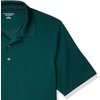 image:imageAmazon Essentials Mens RegularFit QuickDry ShortSleeve Golf Polo ShirtDark Green