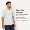 image:imageAmazon Essentials Mens RegularFit QuickDry ShortSleeve Golf Polo ShirtLight Sage Green