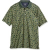 image:imageAmazon Essentials Mens RegularFit QuickDry ShortSleeve Golf Polo ShirtOlive Hibiscus Flower