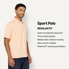image:imageAmazon Essentials Mens RegularFit QuickDry ShortSleeve Golf Polo ShirtPale Peach