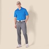 image:imageAmazon Essentials Mens RegularFit QuickDry ShortSleeve Golf Polo ShirtRoyal Blue White Mini Stripe