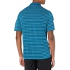 image:imageAmazon Essentials Mens RegularFit QuickDry ShortSleeve Golf Polo ShirtTeal Blue White Stripe