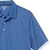 image:imageAmazon Essentials Mens RegularFit QuickDry ShortSleeve Golf Polo ShirtWashed Blue