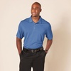 image:imageAmazon Essentials Mens RegularFit QuickDry ShortSleeve Golf Polo ShirtWashed Blue