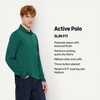 image:imageAmazon Essentials Mens Slim Fit Long Sleeve Quick Dry Golf Polo ShirtDark Green