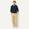 image:imageAmazon Essentials Mens Slim Fit Long Sleeve Quick Dry Golf Polo ShirtDark Navy