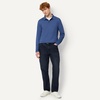 image:imageAmazon Essentials Mens Slim Fit Long Sleeve Quick Dry Golf Polo ShirtWashed Blue