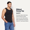 image:imageAmazon Essentials Mens SlimFit Ribbed Tank Top Pack of 2Black