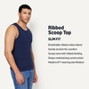 image:imageAmazon Essentials Mens SlimFit Ribbed Tank Top Pack of 2Navy BlazerDark Blue