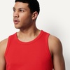 image:imageAmazon Essentials Mens SlimFit Ribbed Tank Top Pack of 2RedDark Burgundy
