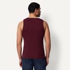 image:imageAmazon Essentials Mens SlimFit Ribbed Tank Top Pack of 2RedDark Burgundy