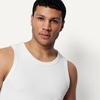 image:imageAmazon Essentials Mens SlimFit Ribbed Tank Top Pack of 2White
