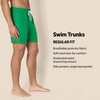 image:imageAmazon Essentials Mens Swim Trunks with Mesh Lining Pockets Drawstring ClosureAqua Blue