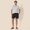 image:imageAmazon Essentials Mens Swim Trunks with Mesh Lining Pockets Drawstring ClosureBlack