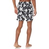 image:imageAmazon Essentials Mens Swim Trunks with Mesh Lining Pockets Drawstring ClosureBlack Hibiscus Flower