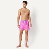 image:imageAmazon Essentials Mens Swim Trunks with Mesh Lining Pockets Drawstring ClosureBright Pink Flamingo