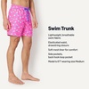 image:imageAmazon Essentials Mens Swim Trunks with Mesh Lining Pockets Drawstring ClosureBright Pink Flamingo
